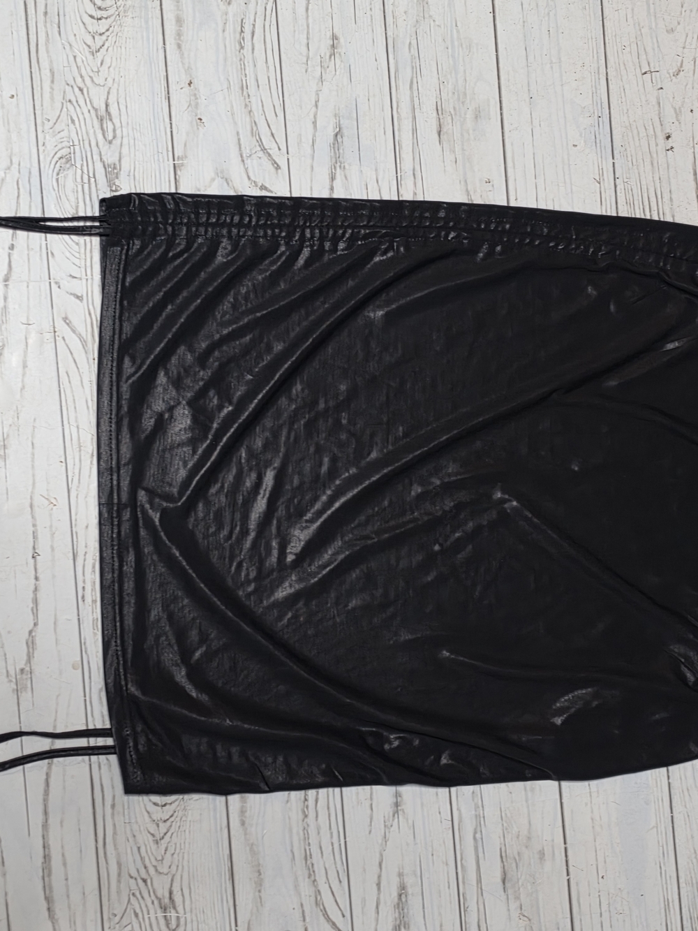 SHEIN Black Mini Dress with Spaghetti Straps